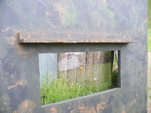 deer blind window